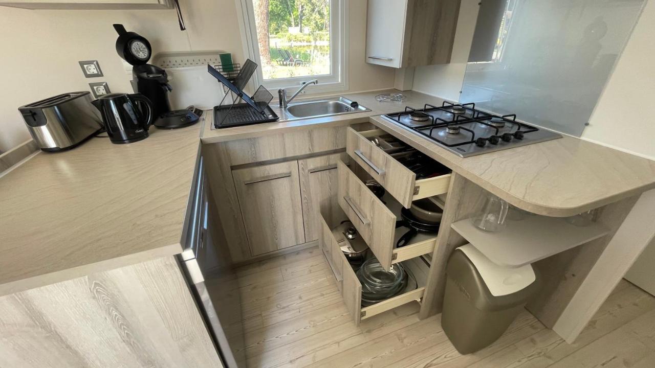 Mobil home XXL - Bord LAC - CAMPING Les Viviers - Lège cap ferret Bagian luar foto