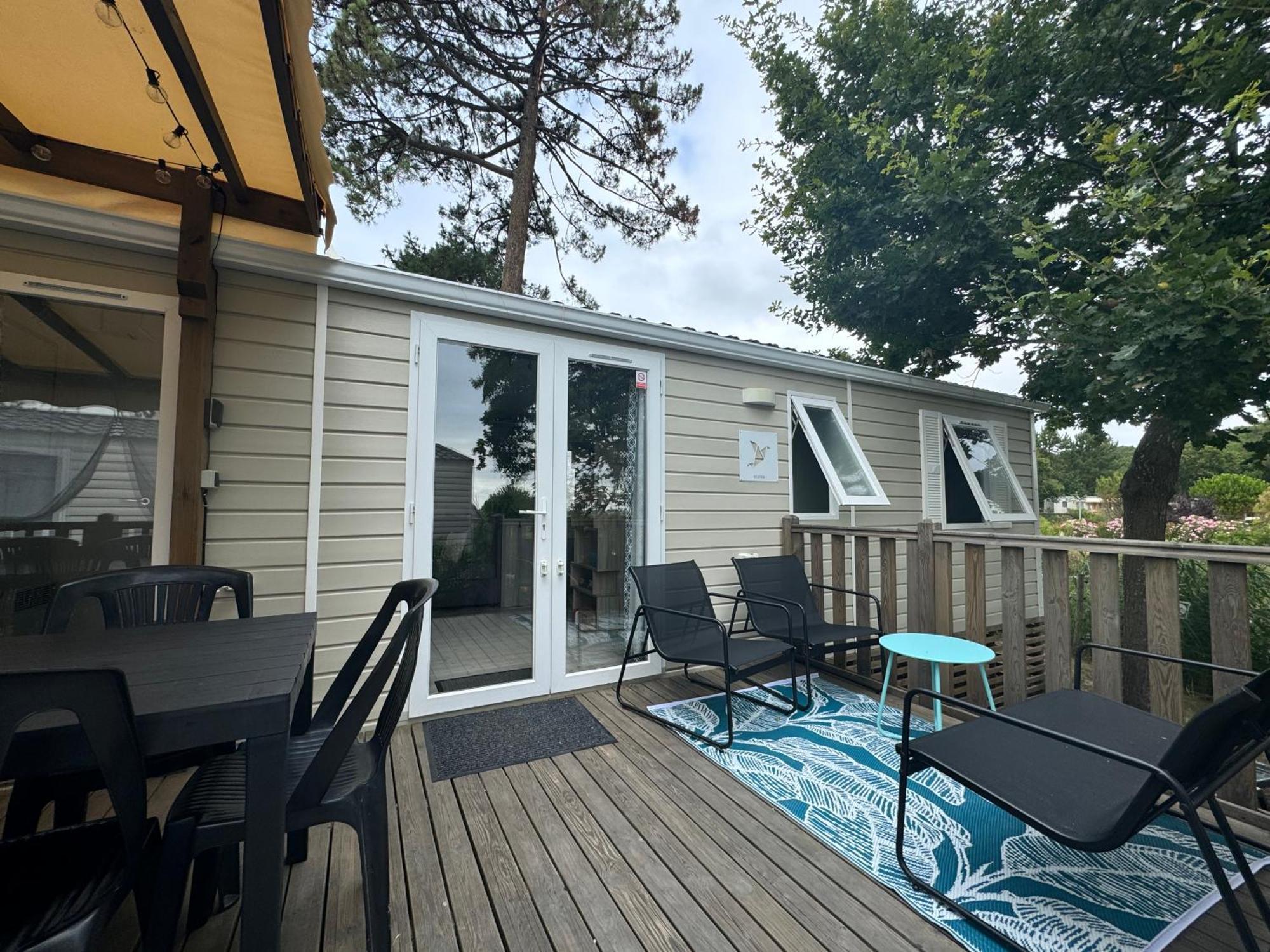 Mobil home XXL - Bord LAC - CAMPING Les Viviers - Lège cap ferret Bagian luar foto