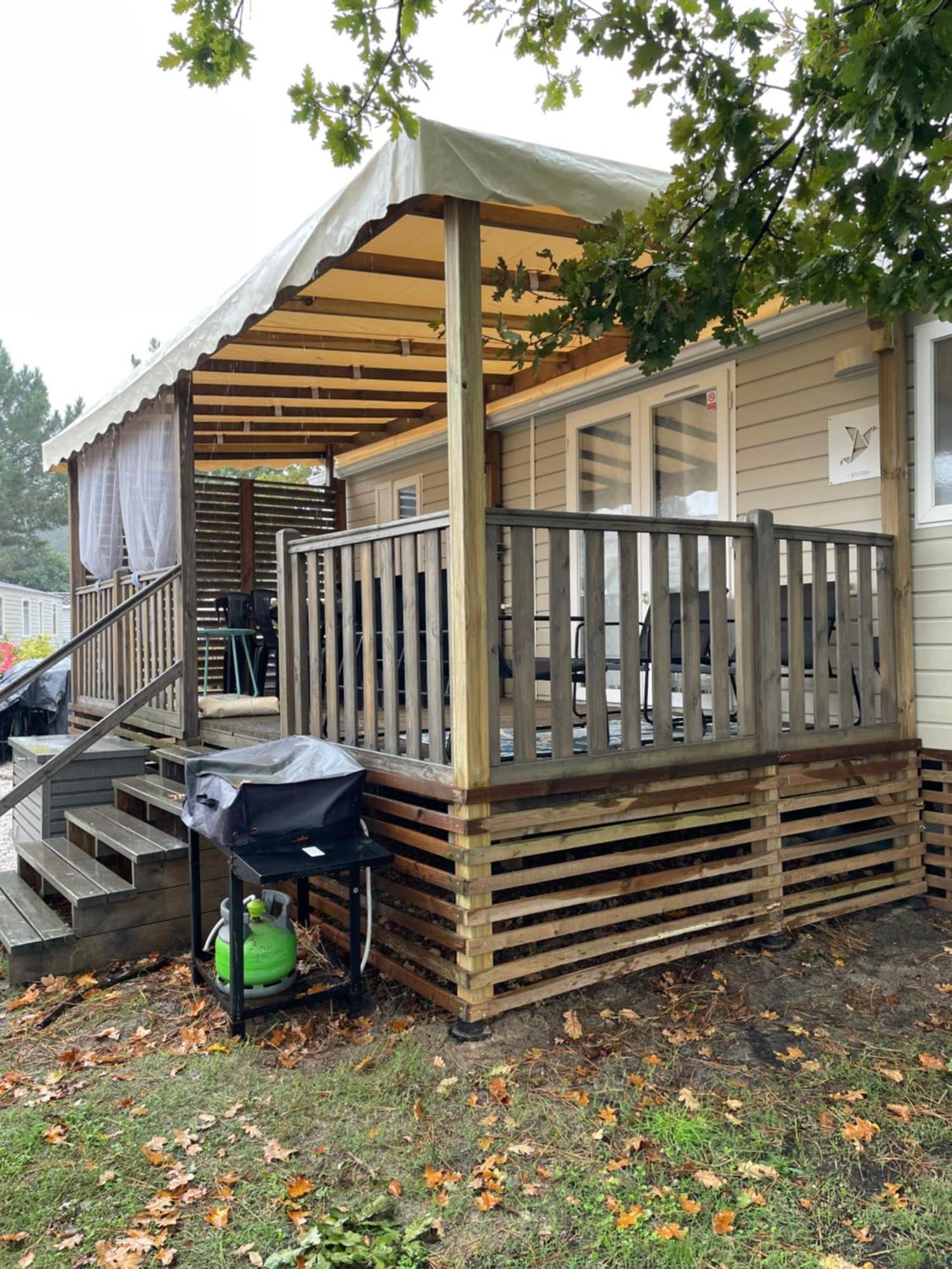 Mobil home XXL - Bord LAC - CAMPING Les Viviers - Lège cap ferret Bagian luar foto